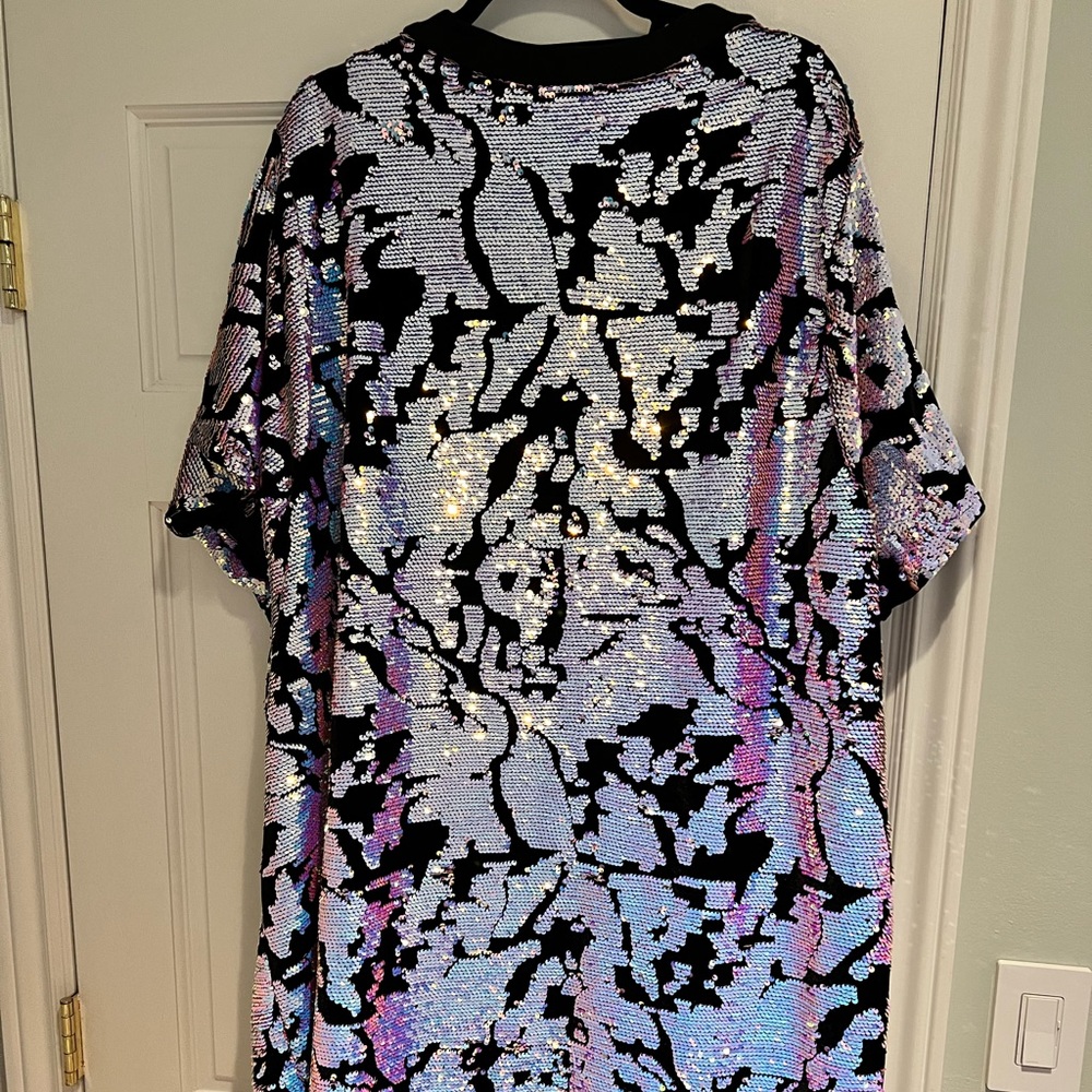 Sequin and Velvet Dress Plus Size Isolated Heroes